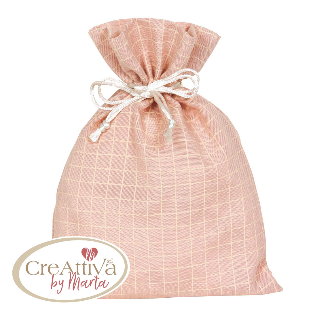 SACCHETTO A QUADRI VINTAGE CM  17X24 - 78SAC02700