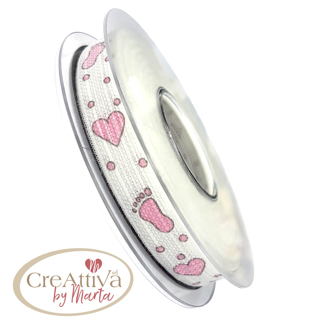 NASTRO COTONE STAMPA  BABY H.1,5CM - 82NAS07400