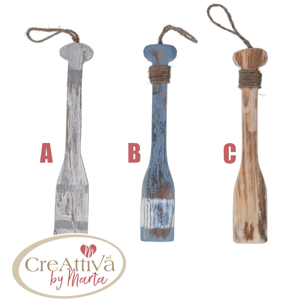 REMO IN LEGNO MARINO 30CM ASSORTITI - 93DEC12000