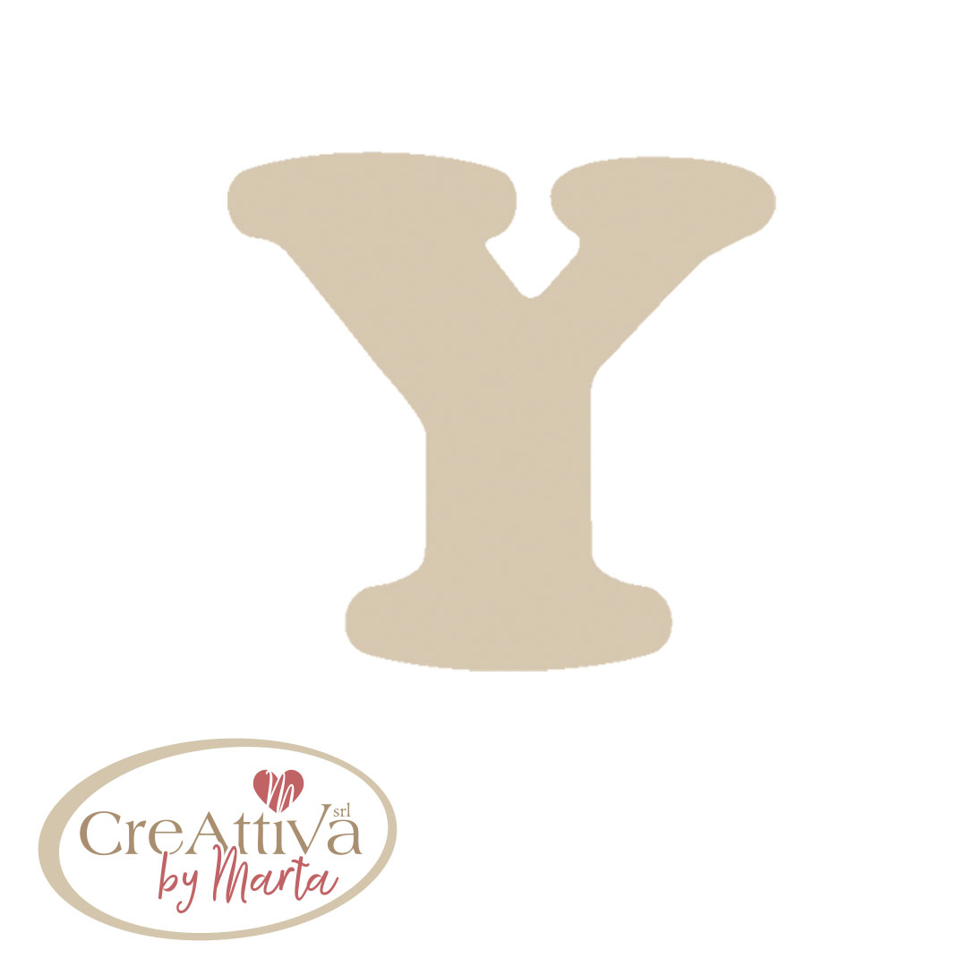 LETTERA "Y" LEGNO H.11,5CM
