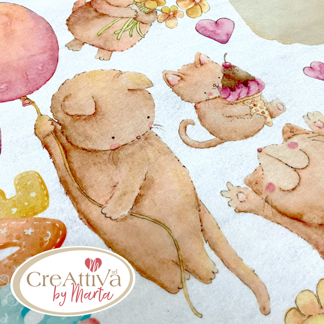 PANNOLENCI MORBIDOSO 1MM 45X50CM STREGABOX MICIOMIAO - CRPMS00300 - immagine 2