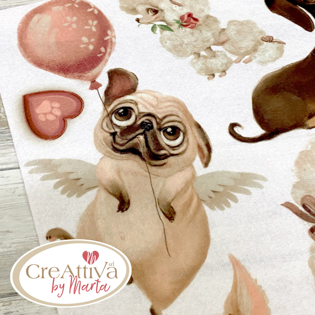 PANNOLENCI MORBIDOSO 1MM 45X50CM STREGABOX BAU BAU - CRPMS00700 - immagine 5