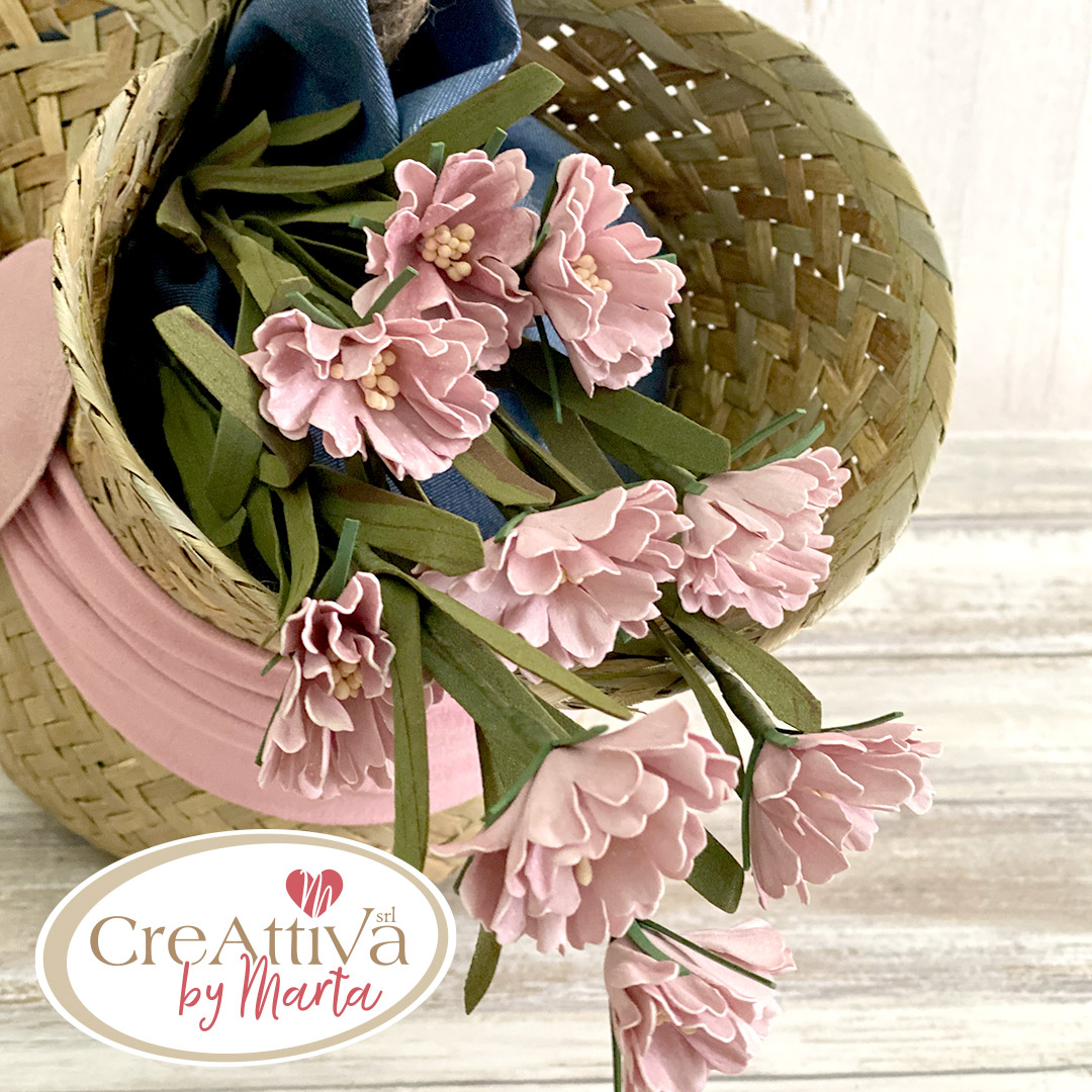 KIT BORSA CAPPELLO IN PAGLIA FERMAPORTA IN JERSEY - CRKIT24500 - immagine 3