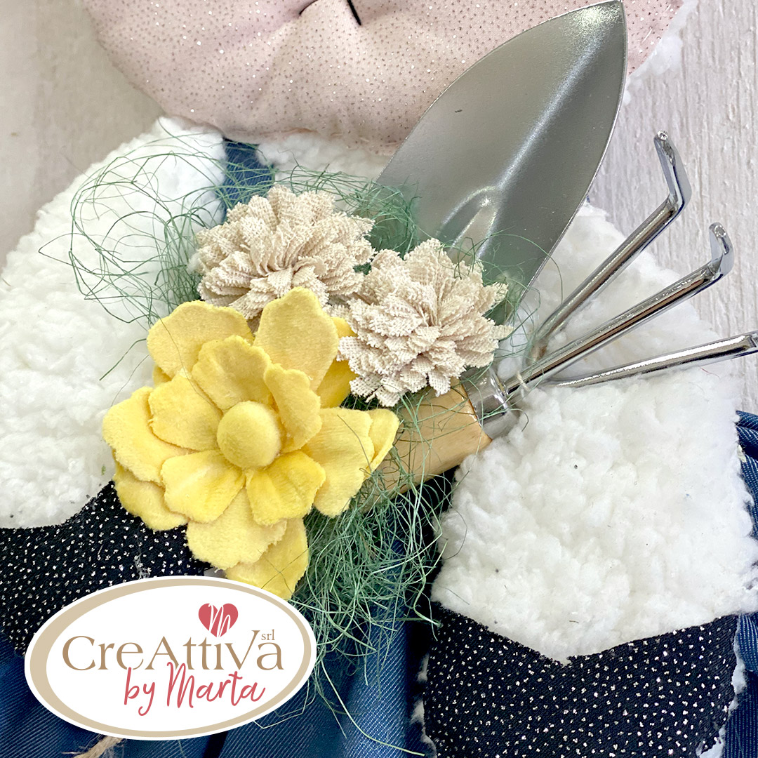 KIT PECORELLA SORPRESONI IN PELLICCIA E TESSUTO JEANS - CRKIT25200 - immagine 3