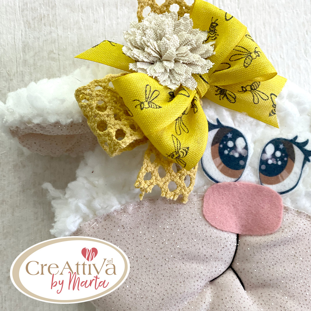 KIT PECORELLA SORPRESONI IN PELLICCIA E TESSUTO JEANS - CRKIT25200 - immagine 4