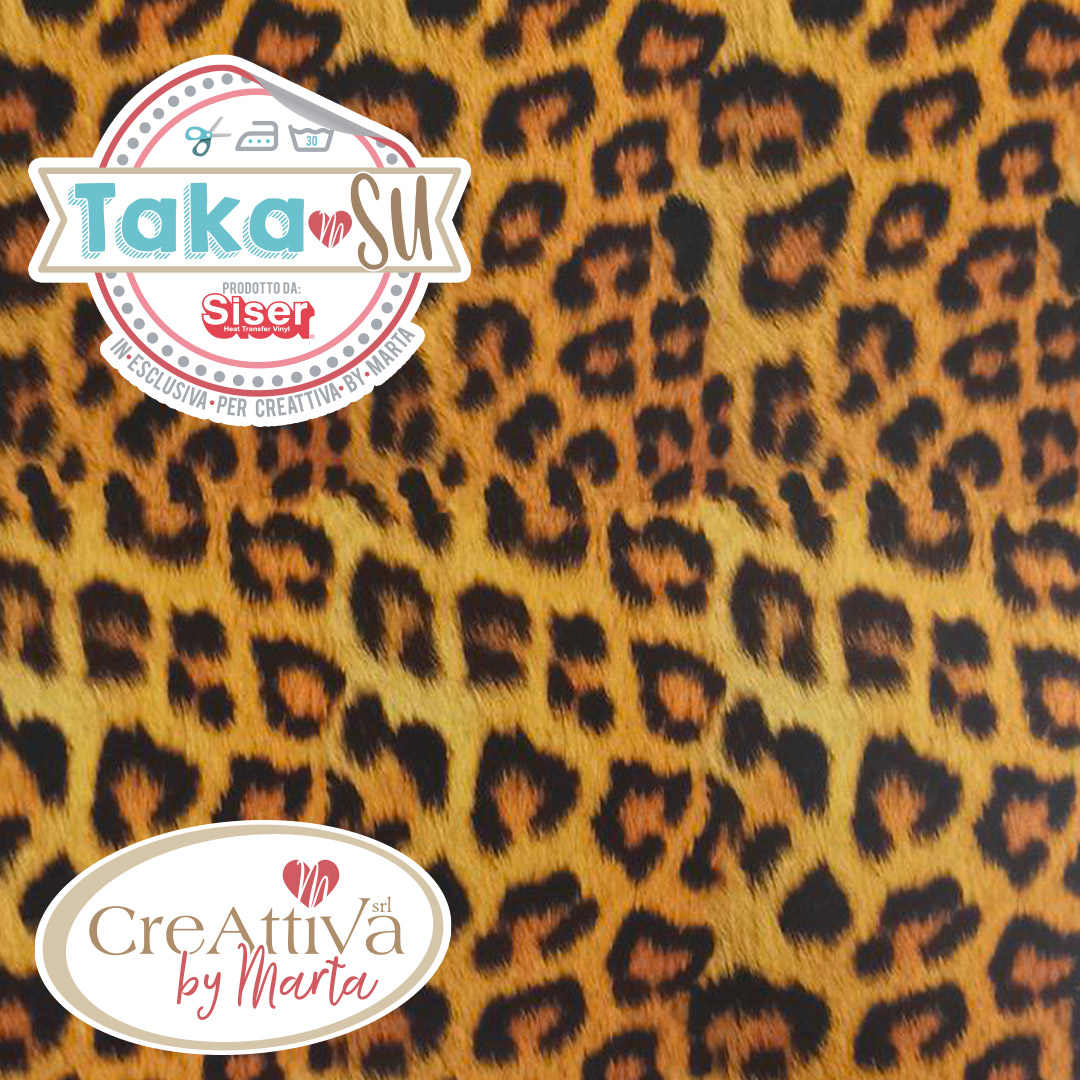TERMOVINILE "TAKA-SU" 29,6X21CM LEOPARDATO COMPRESO APPLICATION TAPE - CRTAKA2500