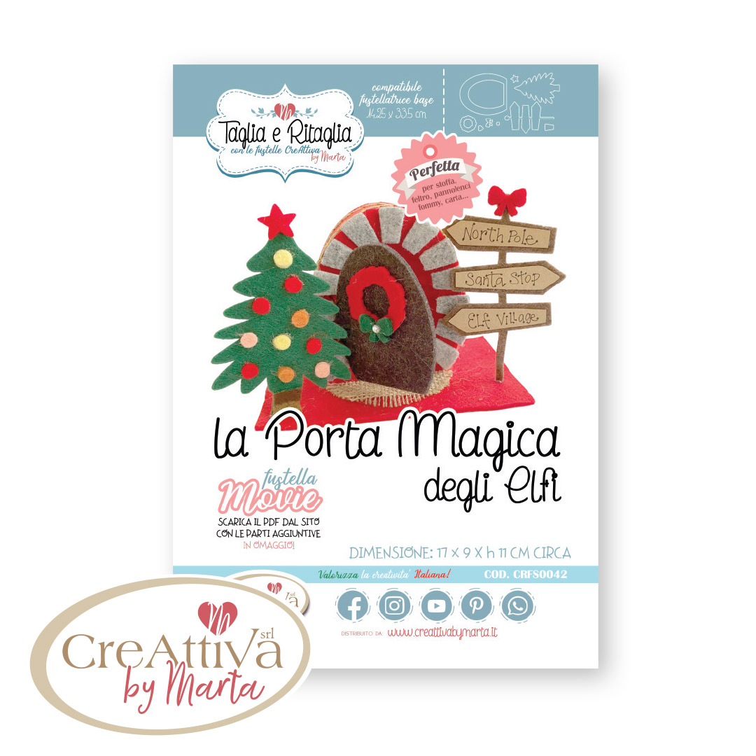 FUSTELLA "LA PORTA MAGICA DEGLI ELFI" - CRFS004200