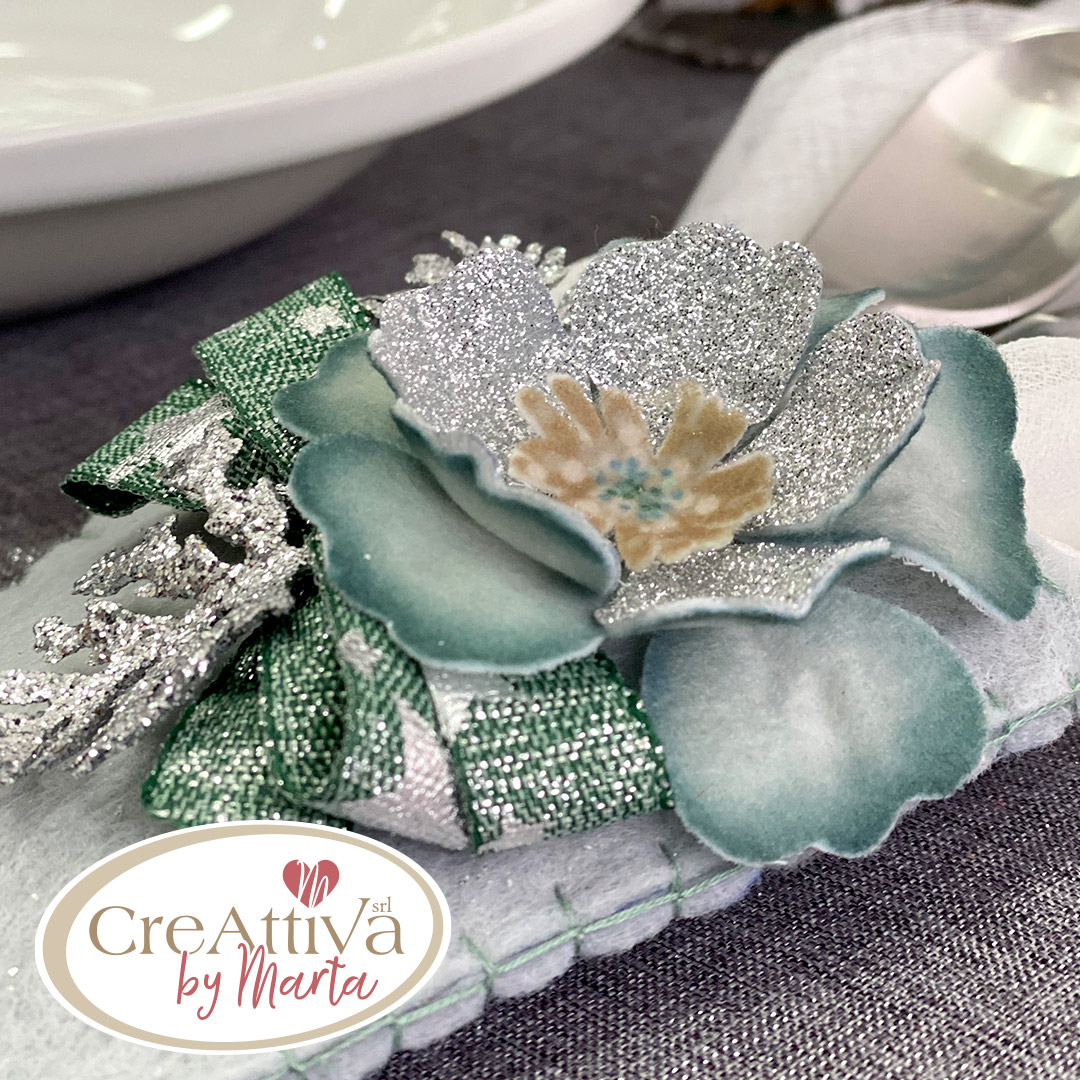 KIT PORTATOVAGLIOLI ROSE D'INVERNO - CRKIT36200 - immagine 3
