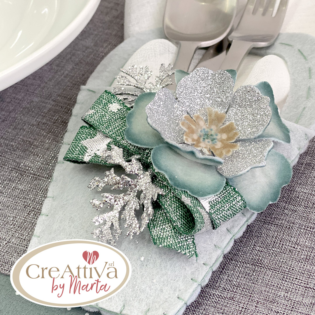 KIT PORTATOVAGLIOLI ROSE D'INVERNO - CRKIT36200 - immagine 4