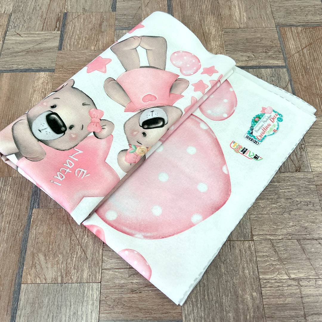 pannolenci morbidoso stampato deco 3d orsetti boy 60x90cm crd3d01000