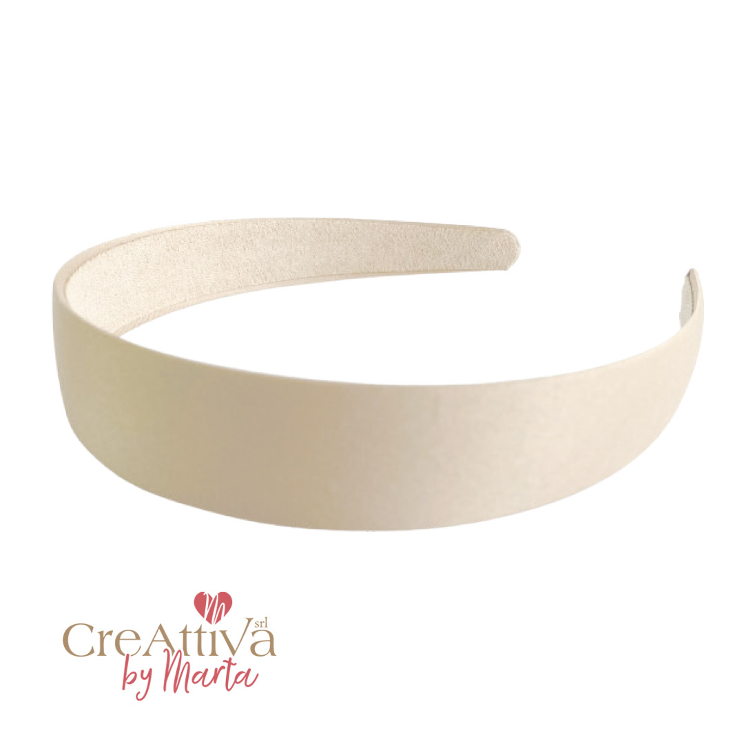 CERCHIETTO RIVESTITO IN RASO H2,5CM - CRCERCH1