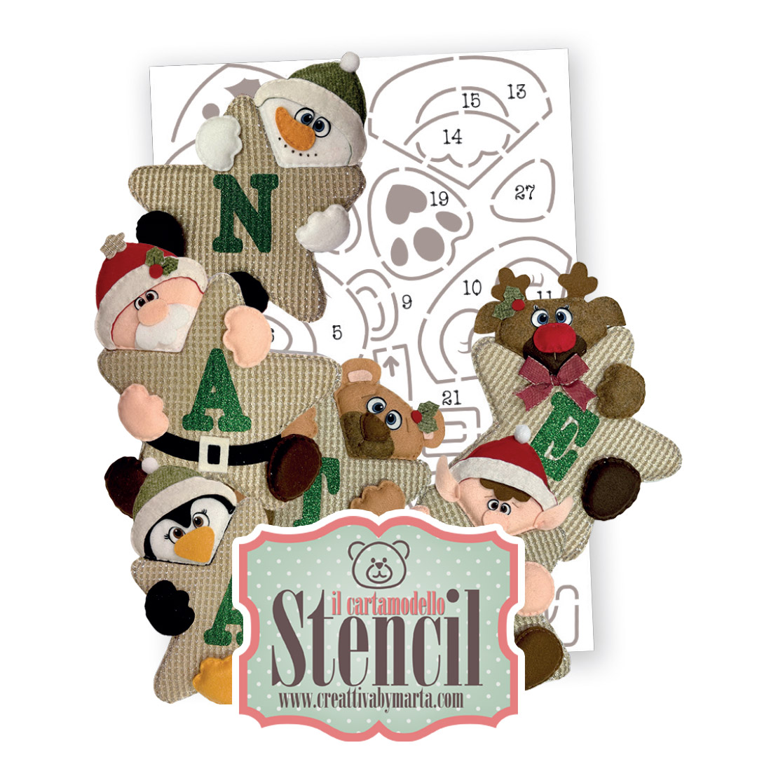Cartamodello,Stencil,Gli Stellotti,Creattiva,Marta Zanzottera,Cucito creativo,Tutorial