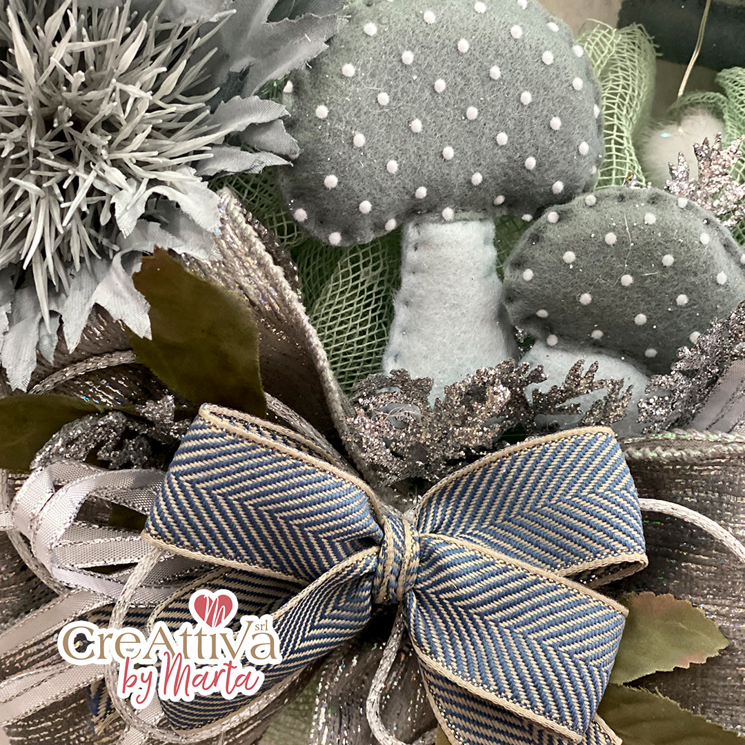 KIT GHIRLANDA AMERICANA CON JUTA E SCOIATTOLO IN PANNOLENCI MORBIDOSO - CRKIT419 - immagine 3