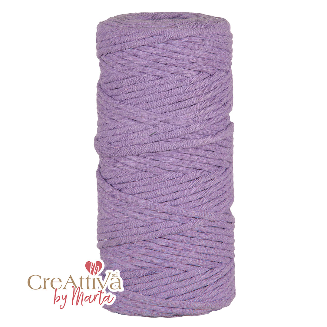 1 ROTOLO 100MT CORDINO COTONE RICICLATO 5MM - 78CORD12