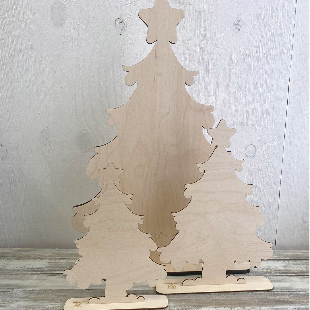 formastencil easywood sagoma albero grande h.52cm circa cresw071