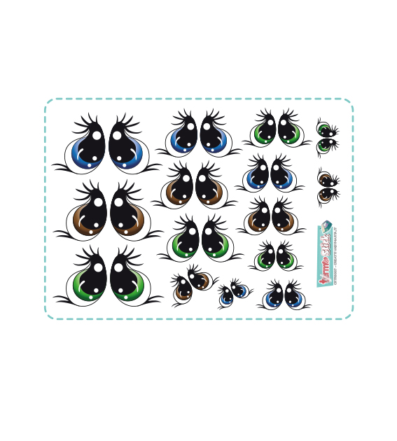 termostick occhio facile 15 paia 5 dimensioni larghi 6,4 5 4 3,2 2,4cm circa crtrs007