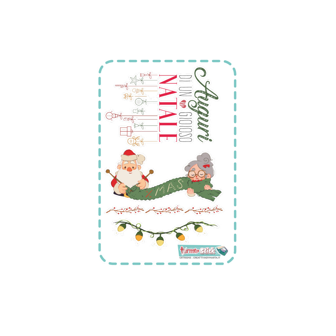 termostick babbo natale lavora a maglia 12x8,5 cm circa crtrs049