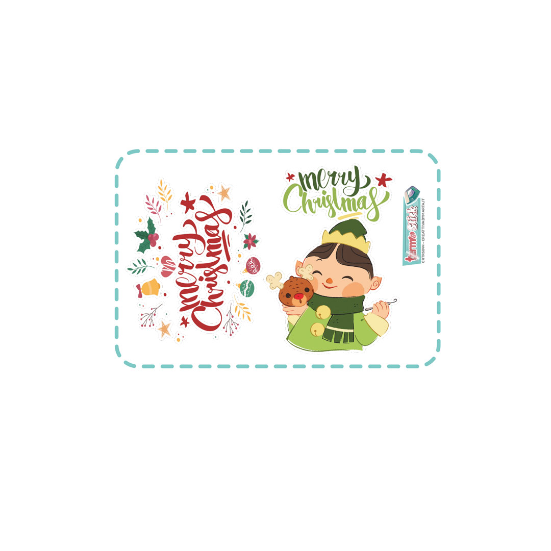 termostick babbo natale lavora a maglia 12x8,5 cm circa crtrs049