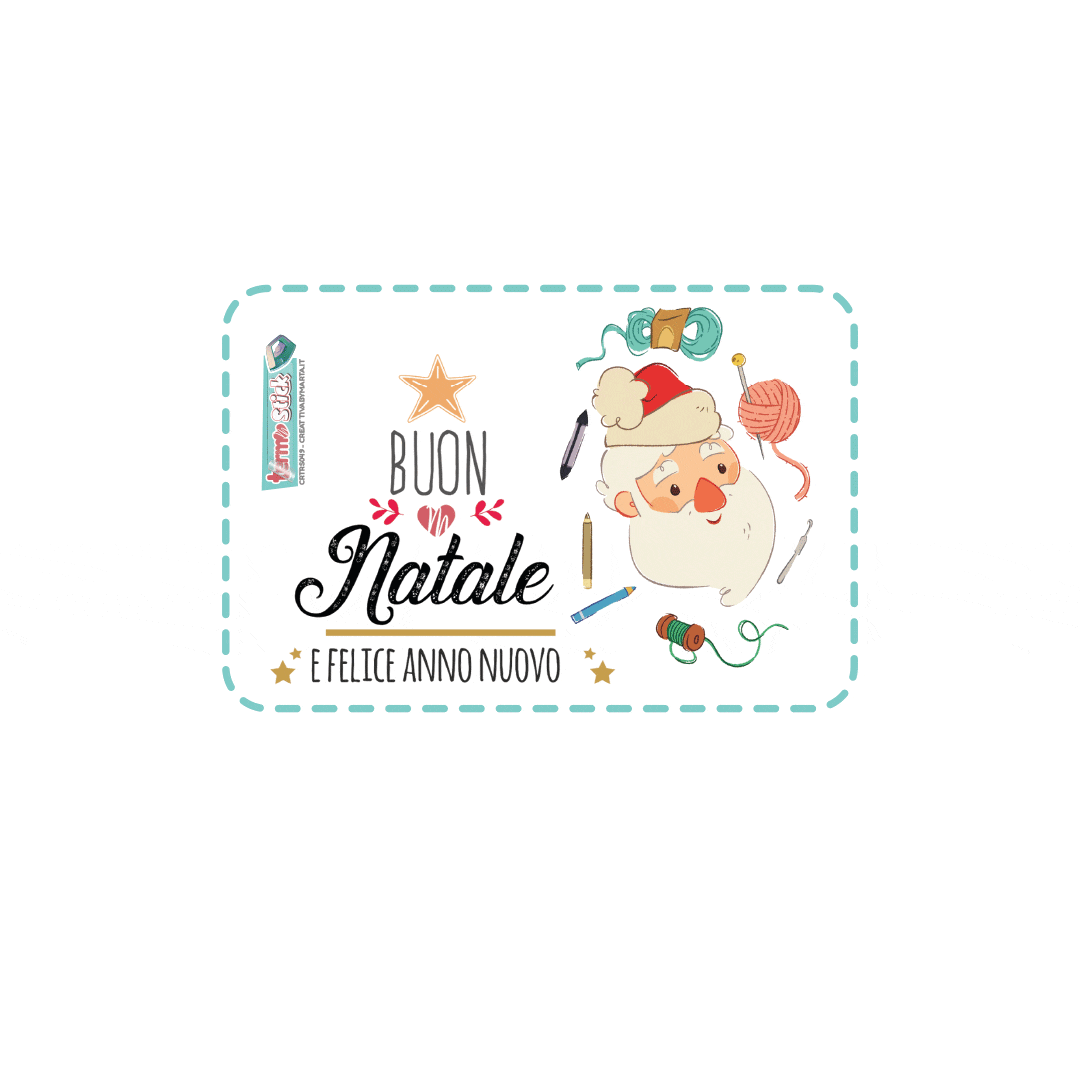termostick babbo natale lavora a maglia 12x8,5 cm circa crtrs049