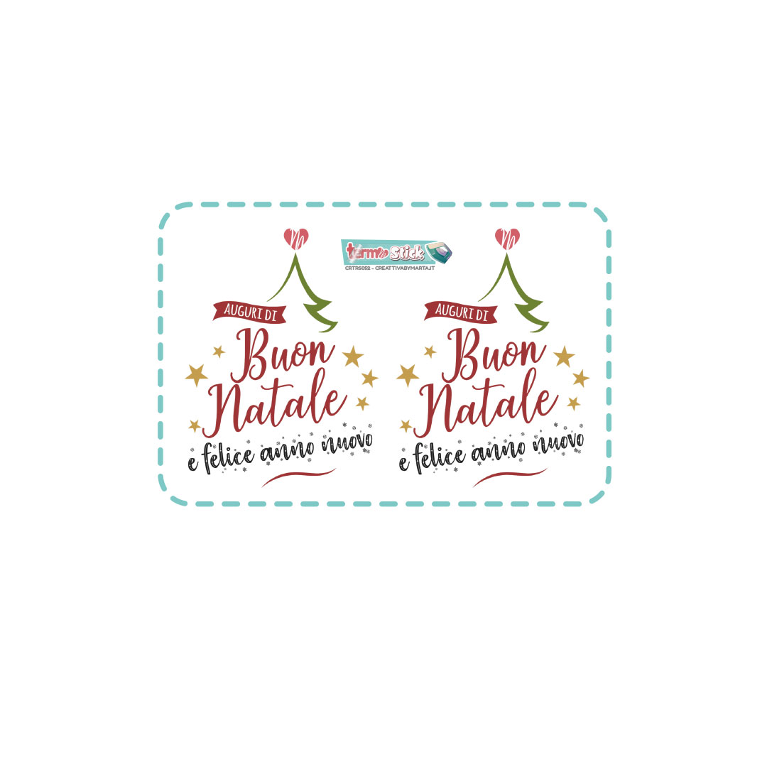 termostick babbo natale lavora a maglia 12x8,5 cm circa crtrs049