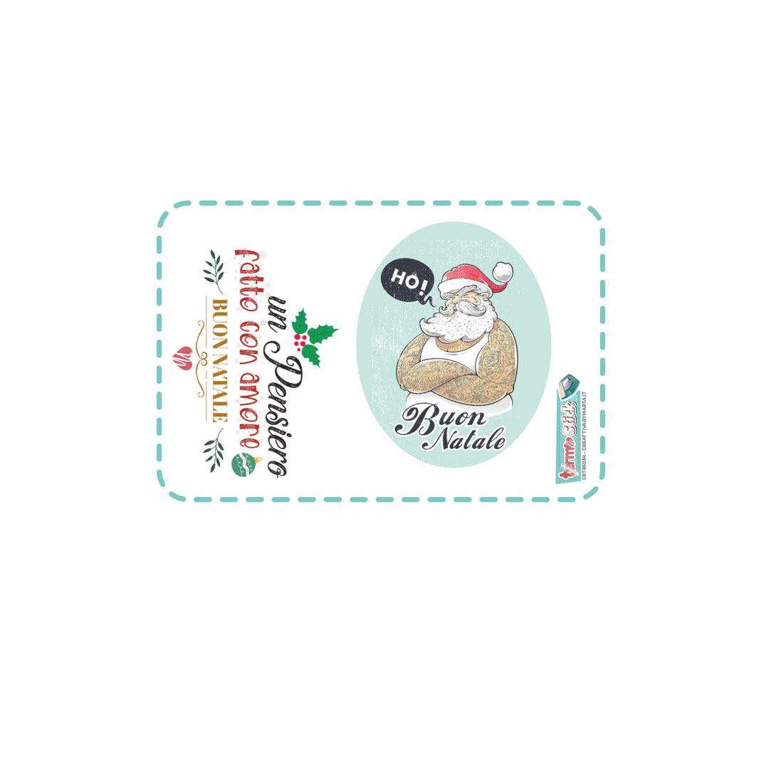 termostick babbo natale lavora a maglia 12x8,5 cm circa crtrs049