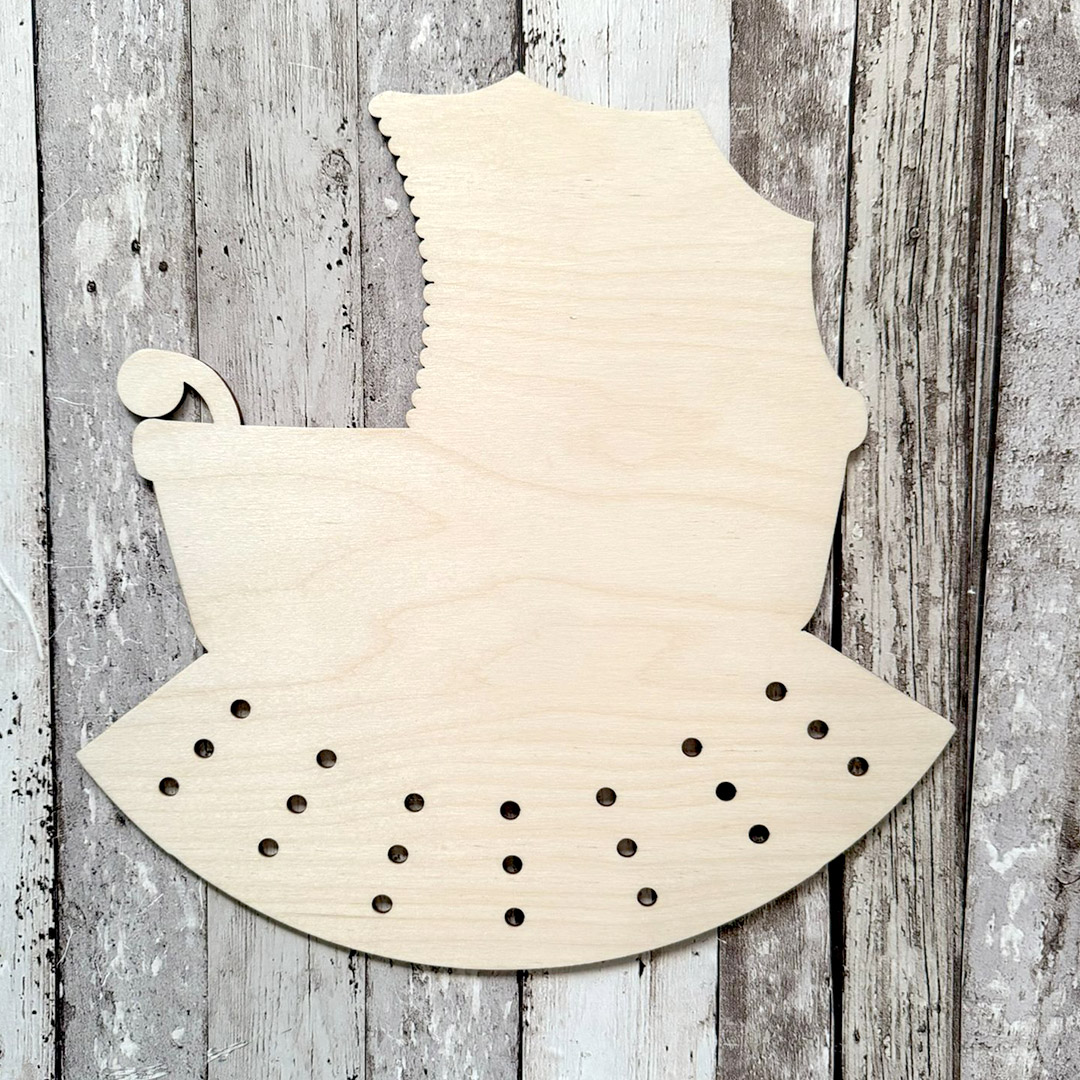 sagoma marsupietto misura 25 x h17,5 cm circa cresw067