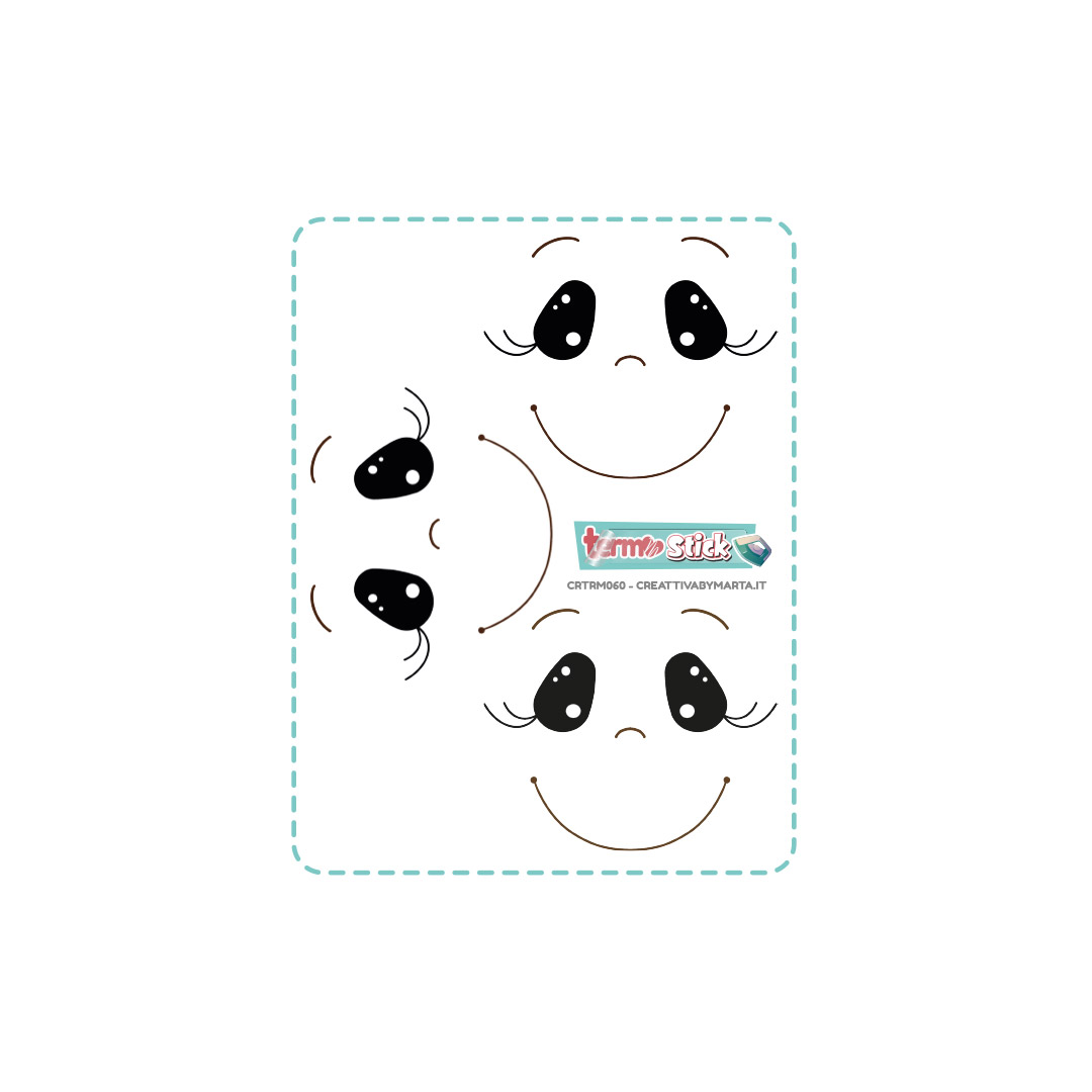 sagoma marsupietto misura 25 x h17,5 cm circa cresw067