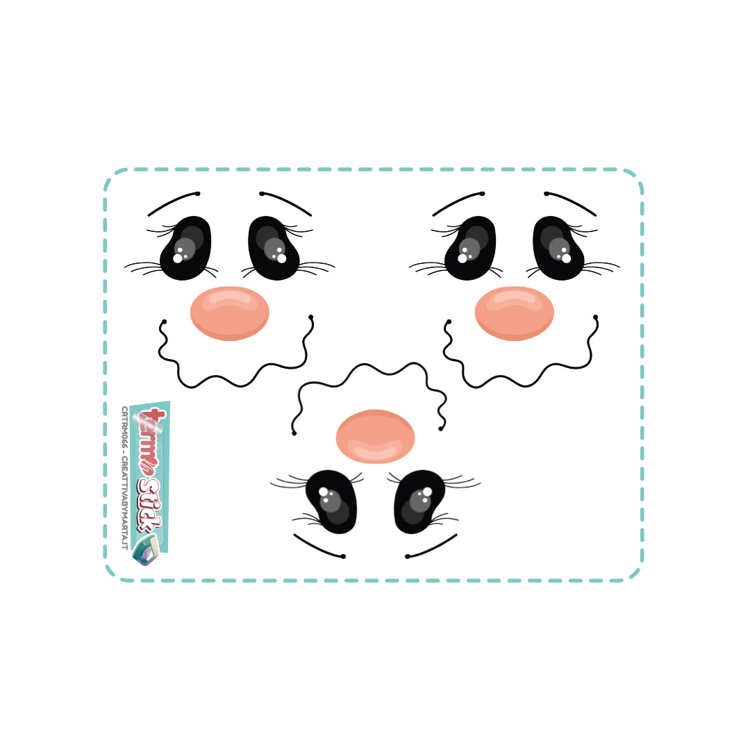 sagoma marsupietto misura 25 x h17,5 cm circa cresw067