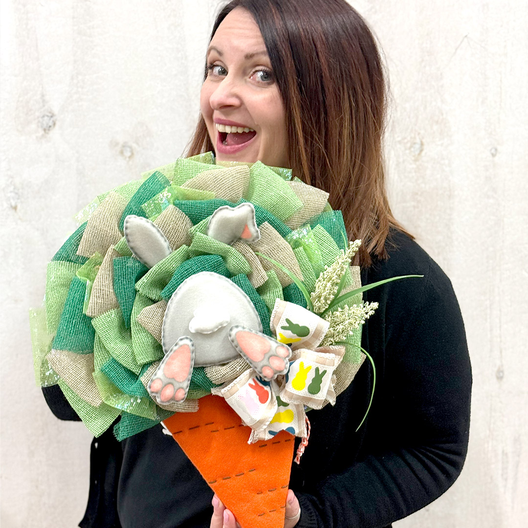 kit ghirlanda crafty twist cono con pannolenci stampato deco e juta light crkit580