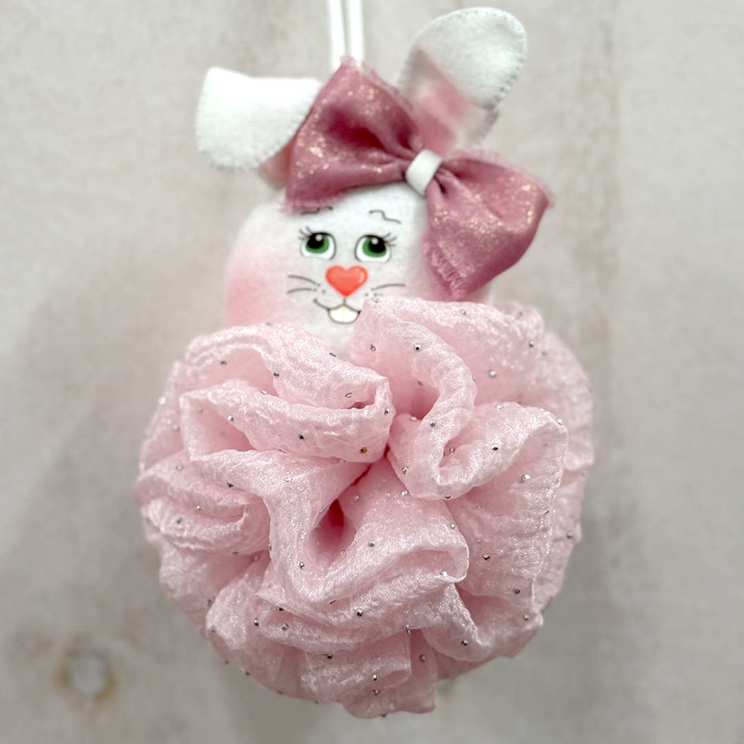 kit coniglietto fru fru in tessuto diamante – crkit593