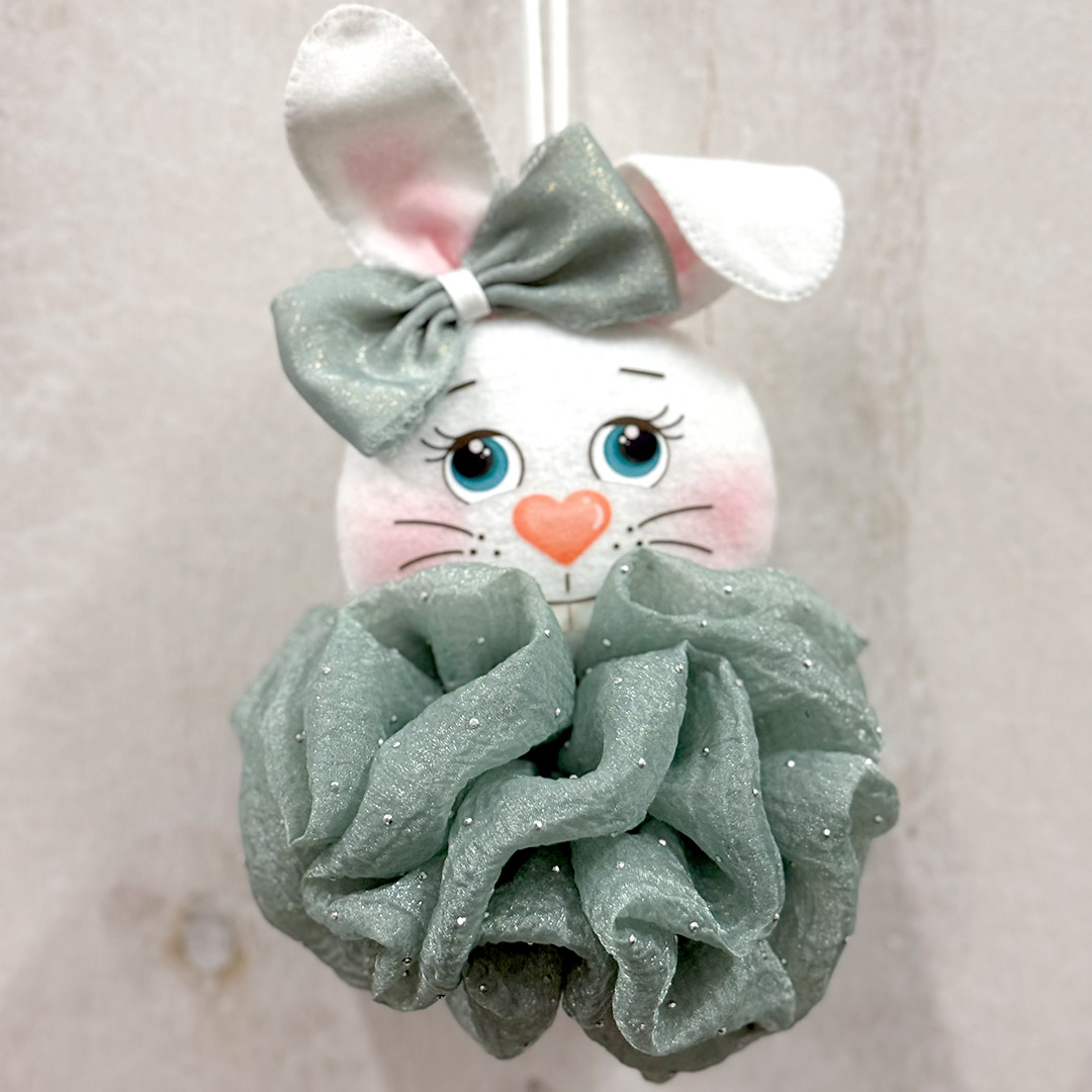 kit coniglietto fru fru in tessuto diamante – crkit593