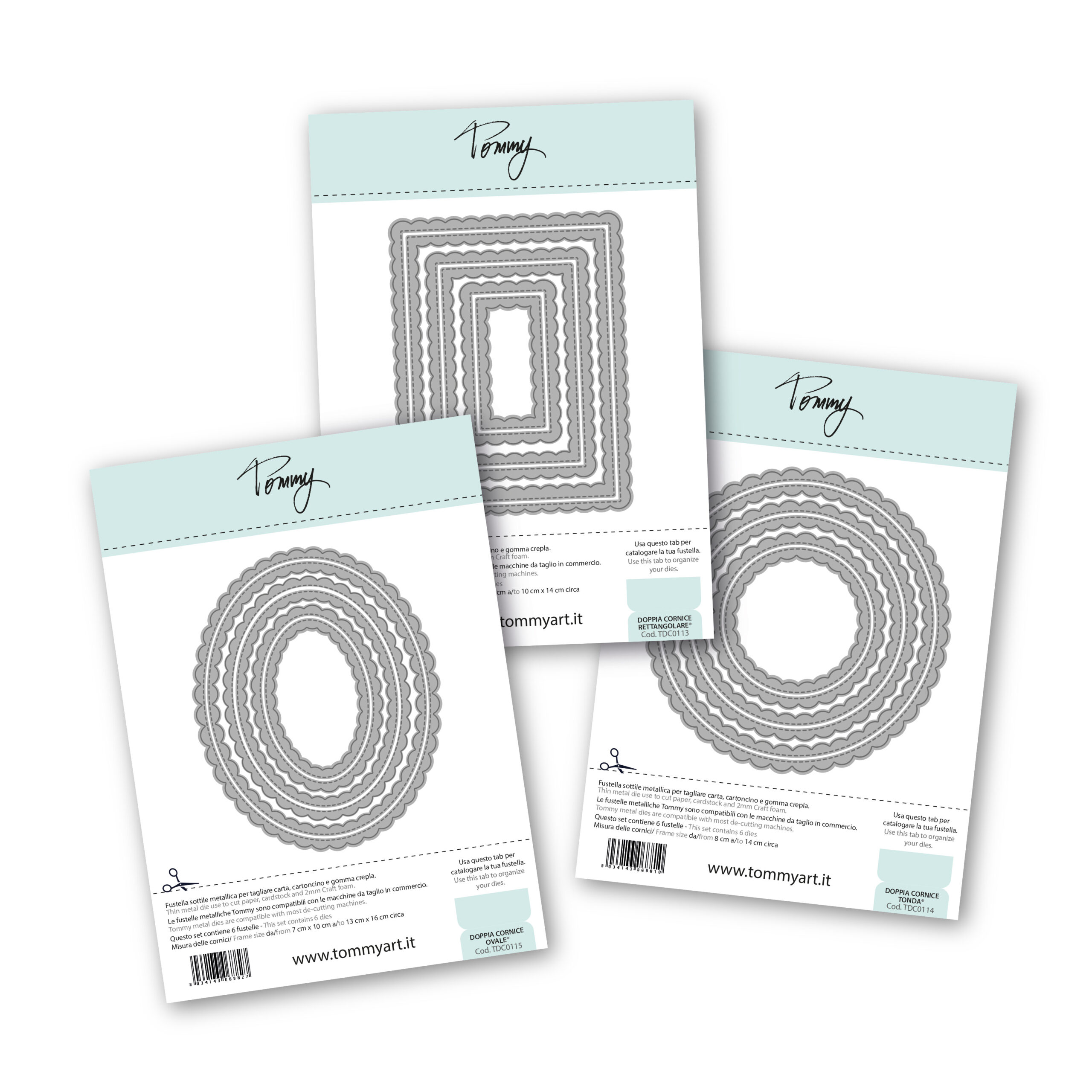 Fustelle metalliche decorative per scrapbooking e carta