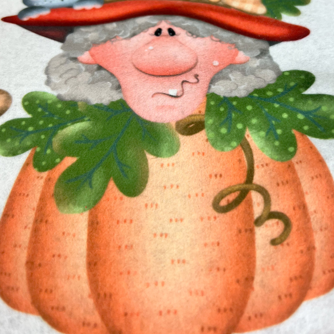 Disegno buffo di zucca autunnale sorridente