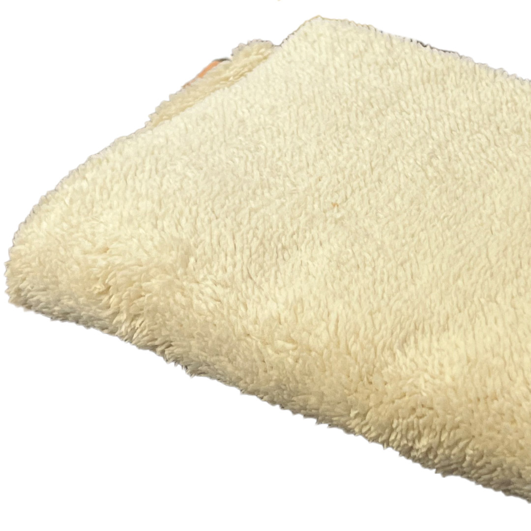 Asciugamano in spugna beige morbido