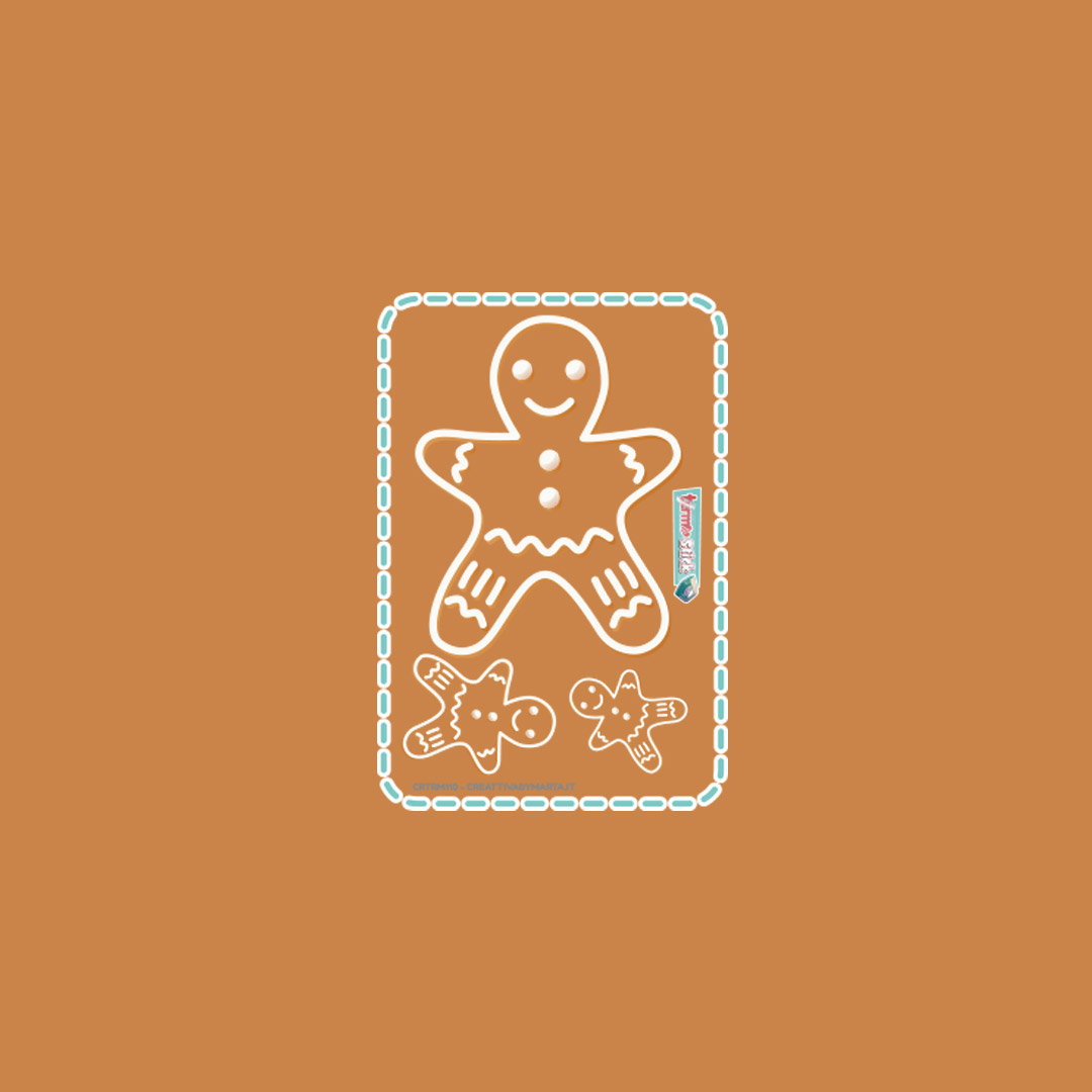 Sagome biscotti di pan di zenzero natalizi