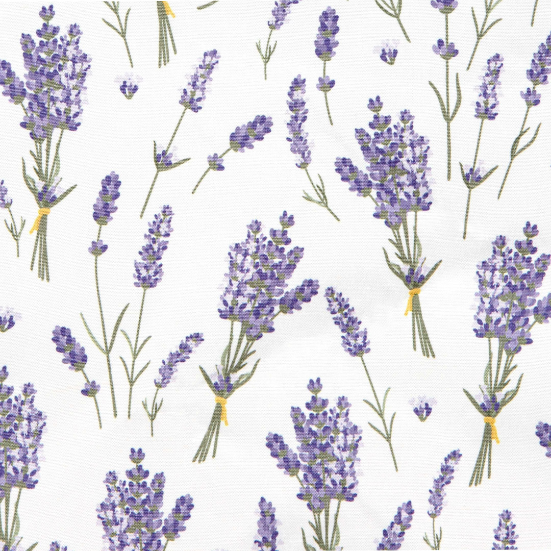 Disegno floreale con mazzi di lavanda viola