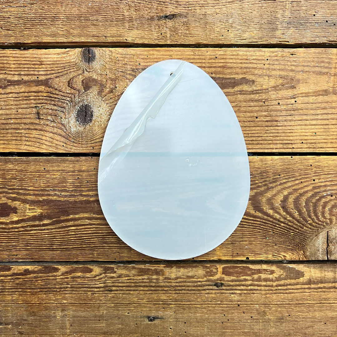 UOVO LASERATO IN PLEXIGLAS SPESSORE 5MM – CRPLX002