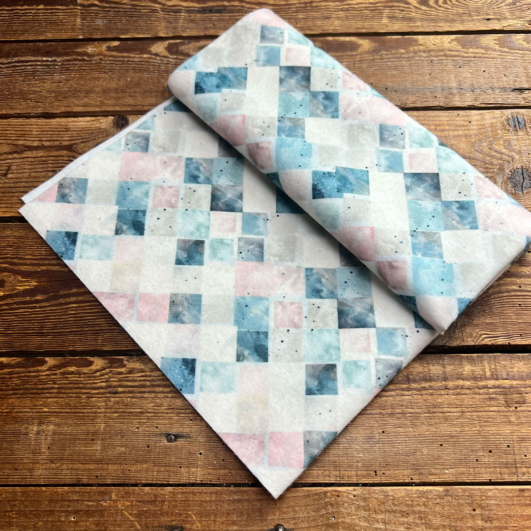 PANNOLENCI MORBIDOSO DECO PATTERN ROMBI VINTAGE 50×45CM – CRPMS187