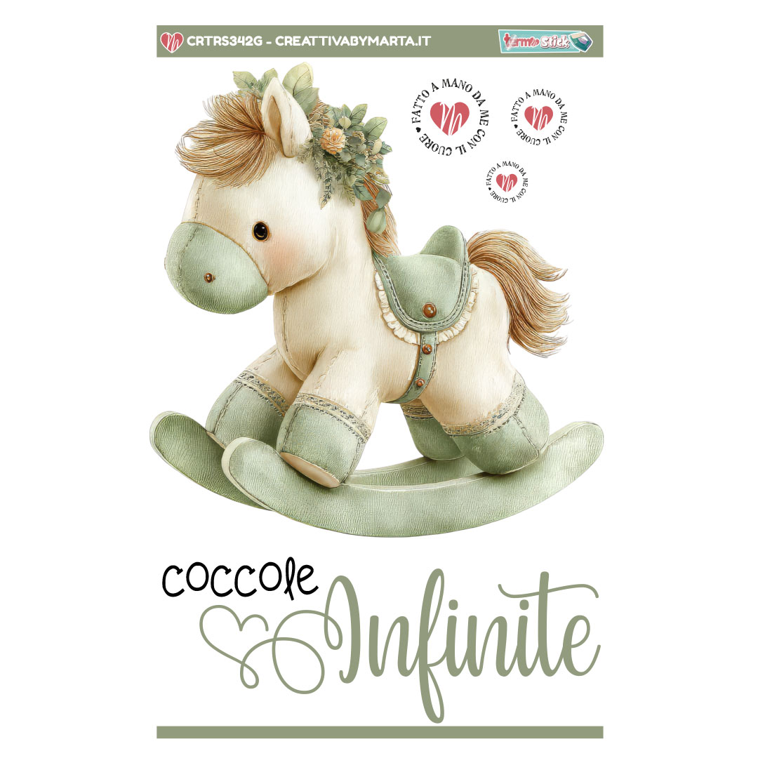 TERMOSTICK CAVALLUCCIO A DONDOLO VINTAGE โ CRTRS342