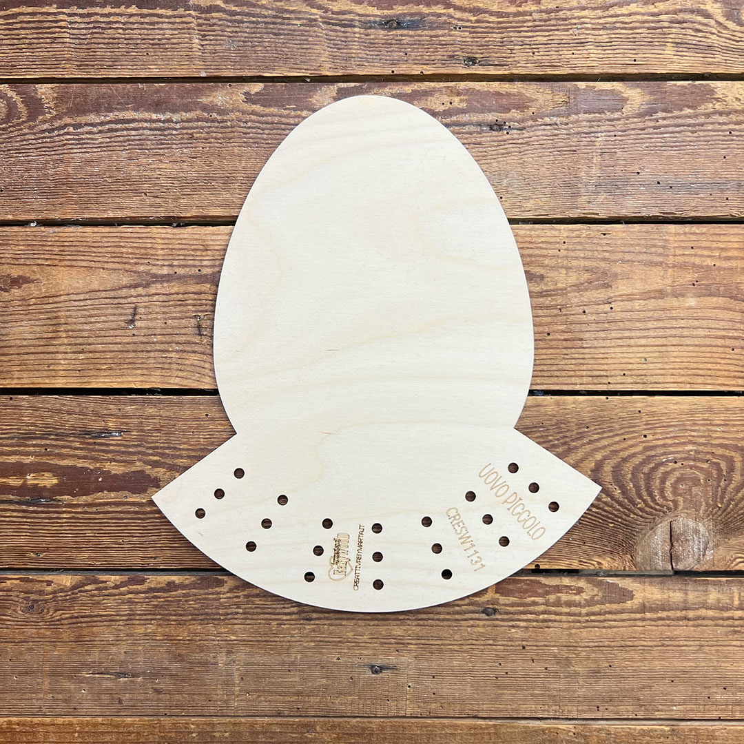 EASYWOOD CRAFTY TWIST UOVO PICCOLO H 26 CM CIRCA โ CRESW131