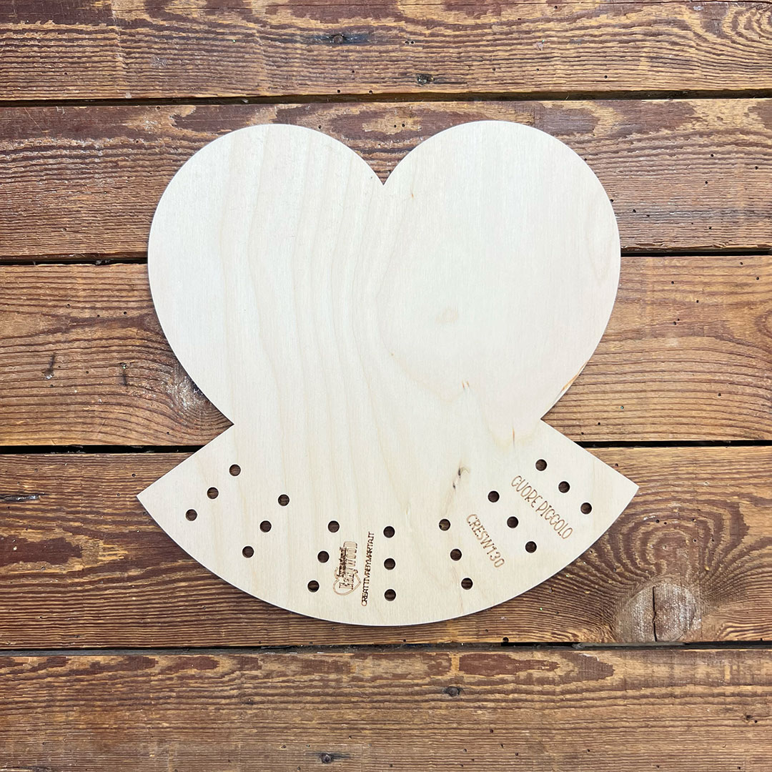 EASYWOOD CRAFTY TWIST CUORE PICCOLO H 24 CM CIRCA โ CRESW130