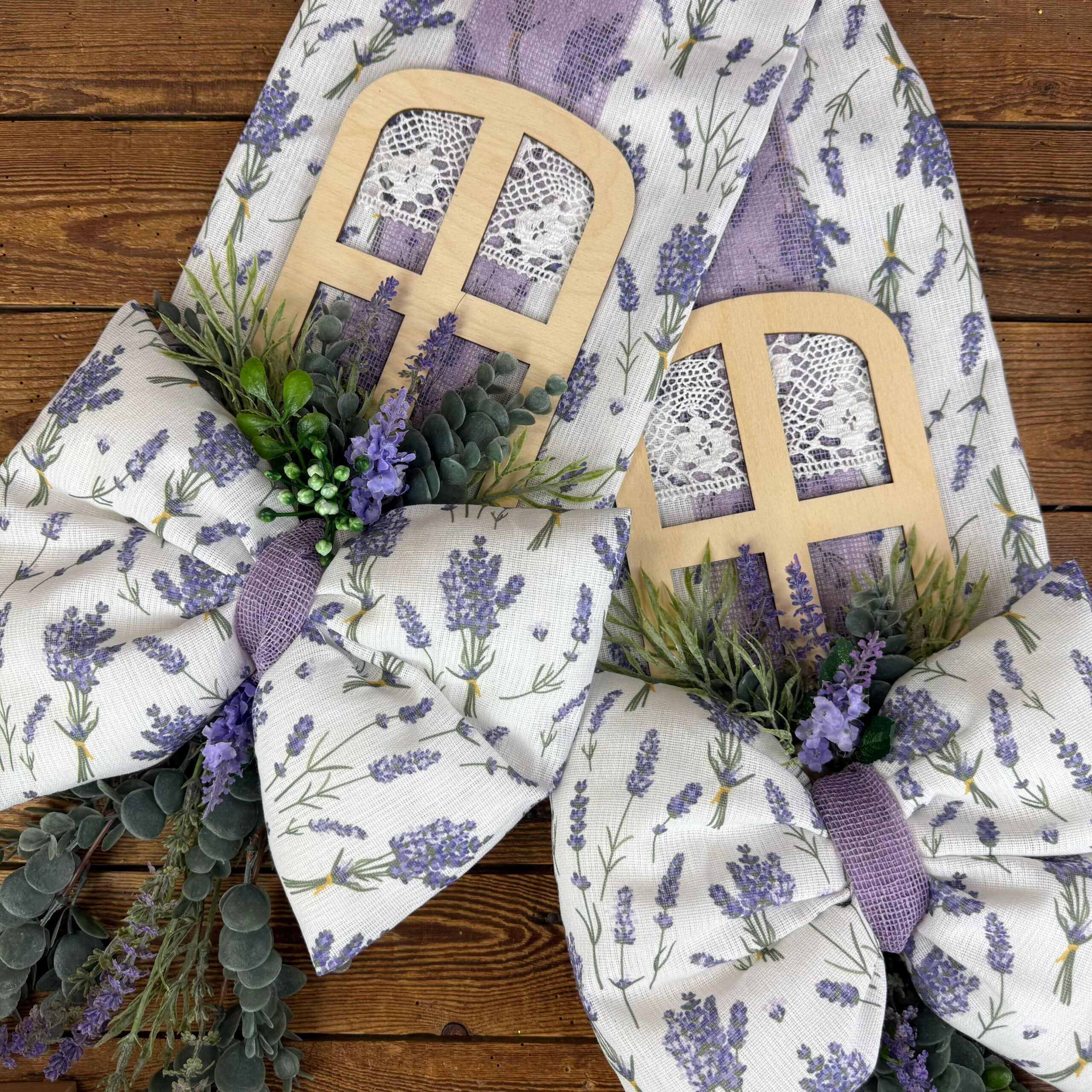 kit fiocco qua e lÀ texil e juta con finestra legno m e lavanda – crkit627