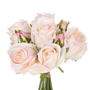 2 rose + bocciolo natural touch 22 cm 99bot020