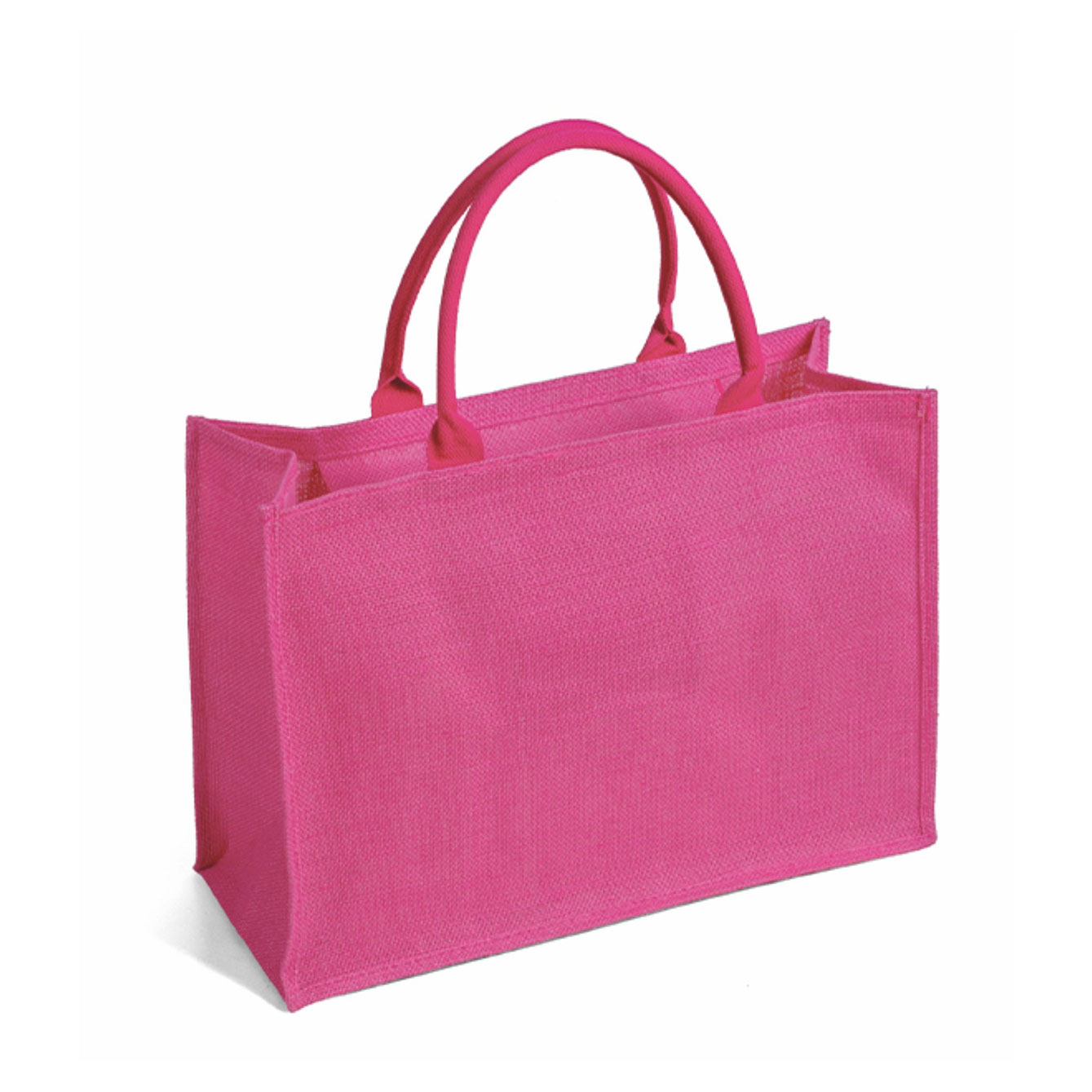 Borsa tote rosa con manici corti