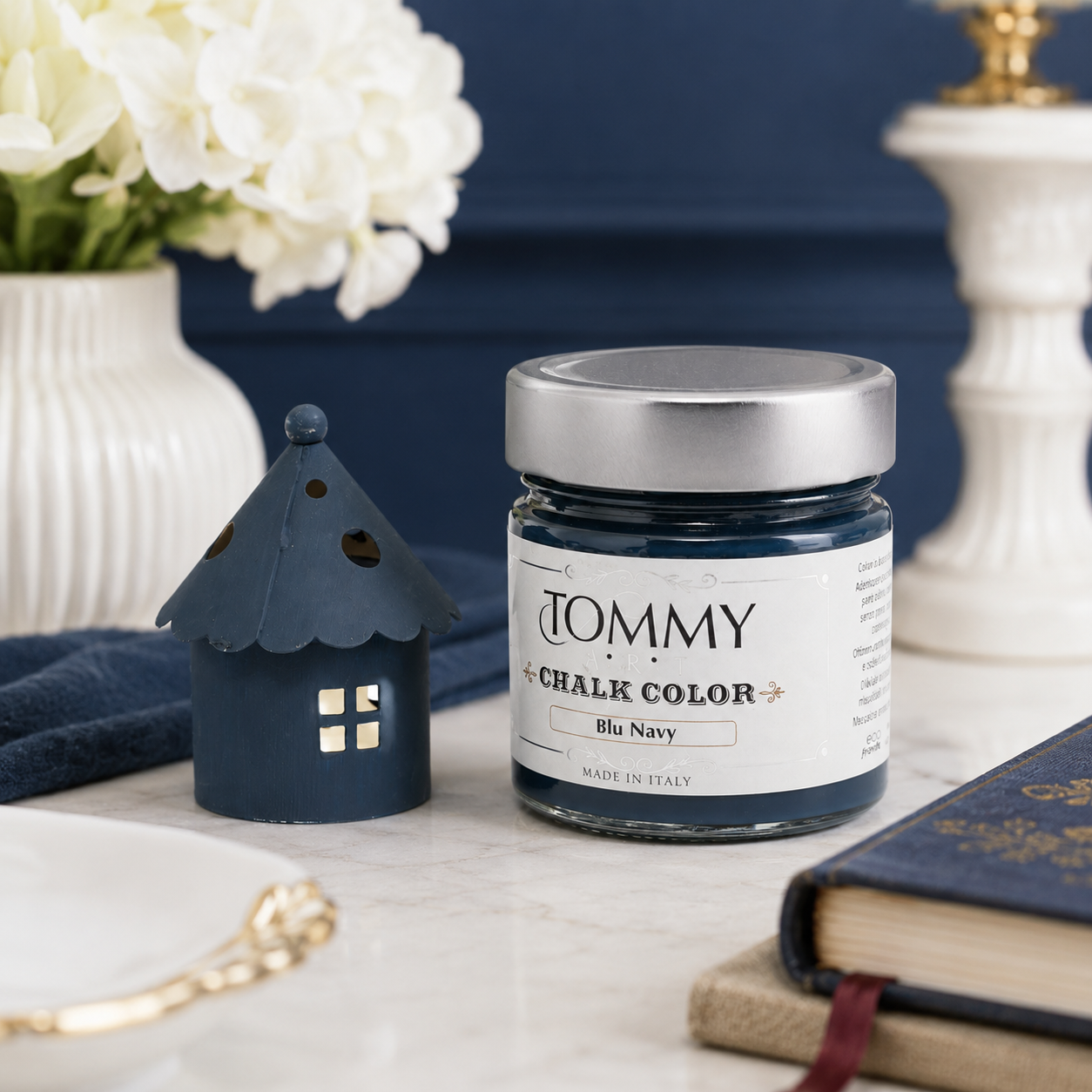 Barattolo vernice Chalk Color Blu Navy