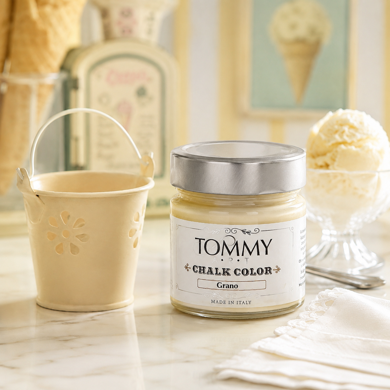 Barattolo di vernice Chalk Color Tommy Art