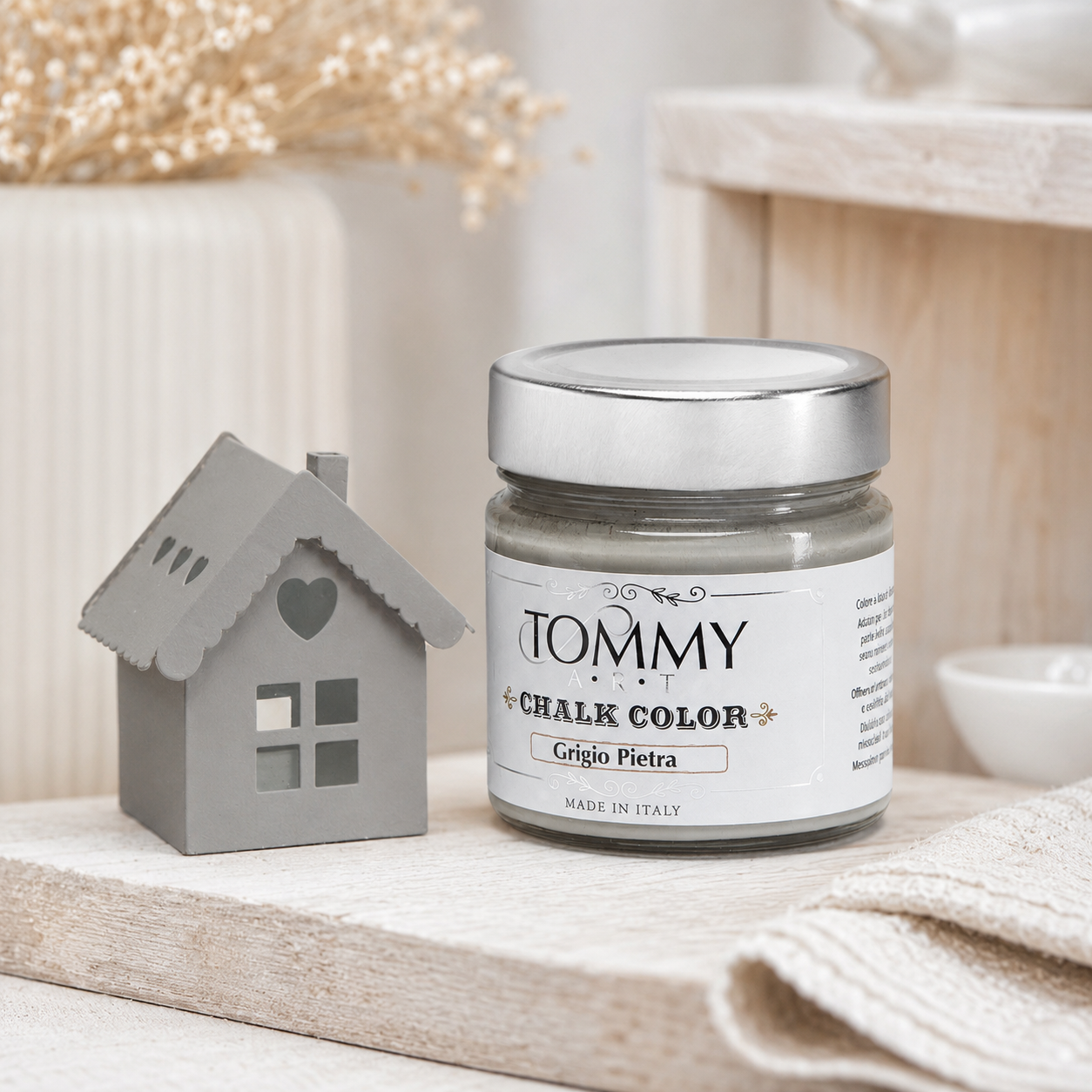 Barattolo vernice Chalk Color Grigio Pietra