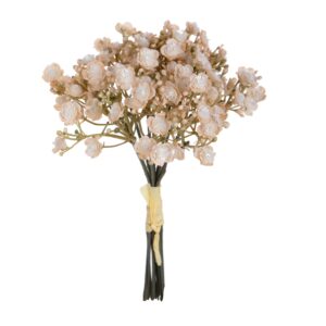 Mazzo di piccoli fiori beige artificiali