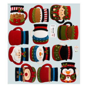 pannolenci morbidoso deco parcheggiometri amici di natale 45x50cm .. e non solo – crpms159
